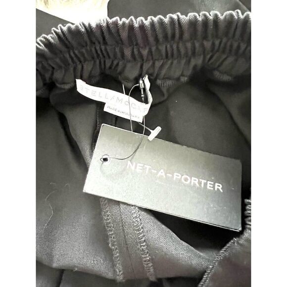 Stella McCartney NICOLE WOOL Zipper Fly Jogger Pants Black Size IT46 (L/US10) - Picture 11 of 12